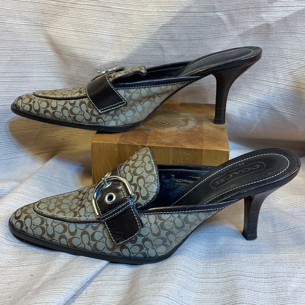 Coach Vintage almost NEW made in Italy mules - Picture 4 of 15